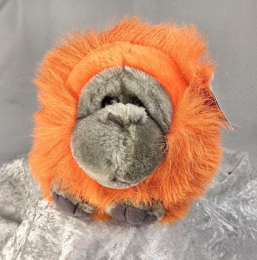 Puffkins Omar Orangutan Limited Edition Orange Plush Animal by Swibco 1994 W/Tag